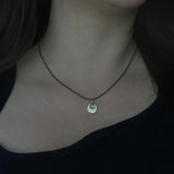 Australian Sapphire Gold Aura Pendant