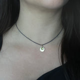 Australian Sapphire Gold Aura Pendant