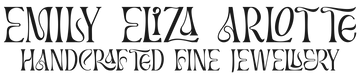 Emily Eliza Arlotte Handcrafted Fine Jewellery Logo in bold, black , art nouveau style font