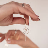 divination thread earrings