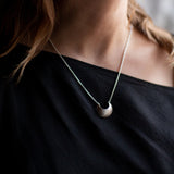 Emily Eliza Arlotte Handcrafted Fine Jewellery - Handmade Australian Tasmanian Jewelry Ethically Made Sustainable Recycled Sterling Silver Goddess Moon Crescent Feminine Feminist Femme Necklace Celestial Contemporary Dainty Statement Unique Trendy Modern Necklace Boho Bohemian Gypsy Witchy Alternative Style Festival Fashion Shop Online Boutique 