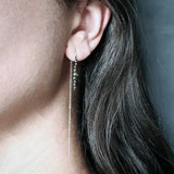 Pyrite Thread Earrings