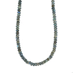 Emily Eliza Arlotte Handcrafted Fine Jewellery - Handmade Australian Tasmanian Jewelry Ethically Made Sustainable Recycled Sterling Silver Chain Labradorite Bead Beaded Choker Necklace Contemporary Dainty Statement Unique Trendy Modern Necklace Boho Bohemian Gypsy Witchy Alternative Style Festival Fashion