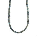 Emily Eliza Arlotte Handcrafted Fine Jewellery - Handmade Australian Tasmanian Jewelry Ethically Made Sustainable Recycled Sterling Silver Chain Labradorite Bead Beaded Choker Necklace Contemporary Dainty Statement Unique Trendy Modern Necklace Boho Bohemian Gypsy Witchy Alternative Style Festival Fashion