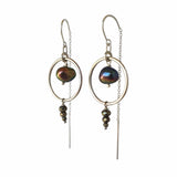 Emily Eliza Arlotte Handcrafted Fine Jewellery - Handmade Australian Tasmanian Jewelry Ethically Made Sustainable Recycled Sterling Silver Earrings Circle Pearl Pyrite Thread Stud Yoga Art Deco Contemporary Dainty Statement Unique Trendy Modern Necklace Boho Bohemian Gypsy Witchy Alternative Style Festival Fashion