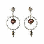 Emily Eliza Arlotte Handcrafted Fine Jewellery - Handmade Australian Tasmanian Jewelry Ethically Made Sustainable Recycled Sterling Silver Earrings Circle Pearl Pyrite Thread Stud Yoga Art Deco Contemporary Dainty Statement Unique Trendy Modern Necklace Boho Bohemian Gypsy Witchy Alternative Style Festival Fashion