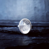 Emily Eliza Arlotte Handcrafted Fine Jewellery - Handmade Australian Tasmanian Jewelry Quartz Inclusions Gemstone Crystal Recycled Sterling Silver Ring Contemporary Chunky Statement Unique Trendy Modern Necklace Boho Bohemian Gypsy Witchy Alternative Style Festival Fashion Shop Online Boutique 