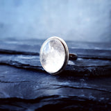 Emily Eliza Arlotte Handcrafted Fine Jewellery - Handmade Australian Tasmanian Jewelry Quartz Inclusions Gemstone Crystal Recycled Sterling Silver Ring Contemporary Chunky Statement Unique Trendy Modern Necklace Boho Bohemian Gypsy Witchy Alternative Style Festival Fashion Shop Online Boutique 